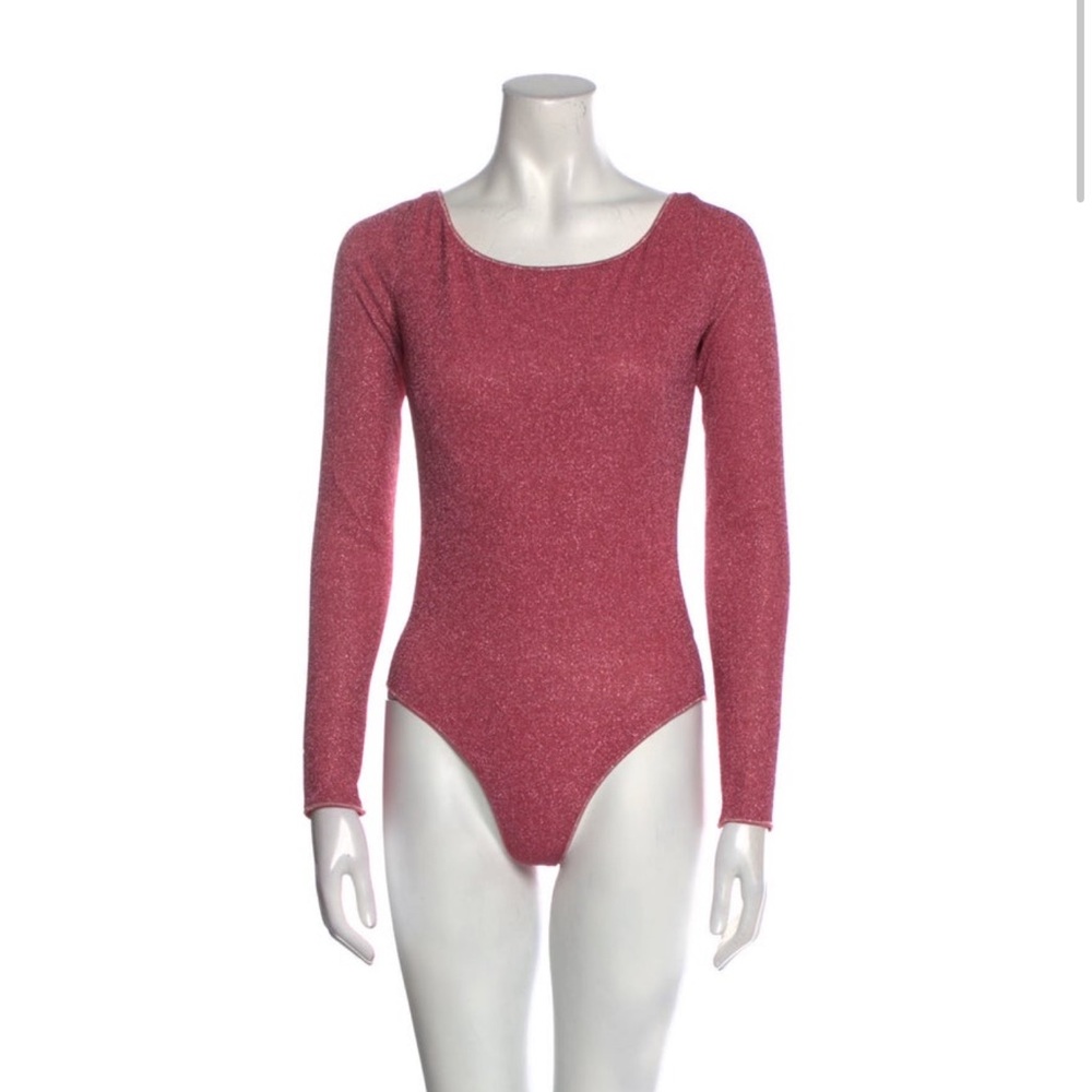 OSEREE pink one piece swimsuit